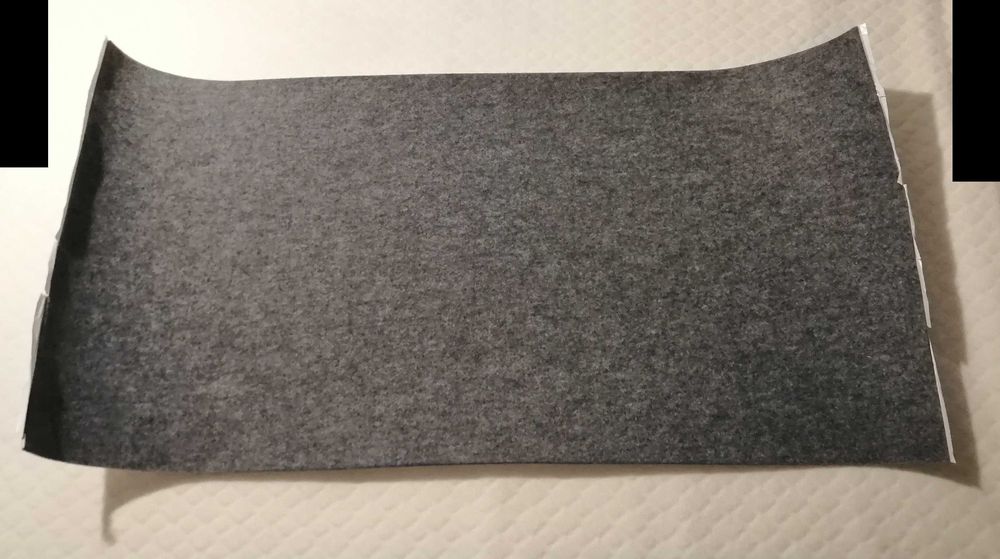 Filc samoprzylepny, szary, pod meble, 4,5mm, arkusz 50x95 cm