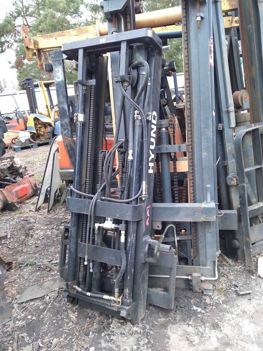 maszt triplex niski, z wózka widłowego Hyundai