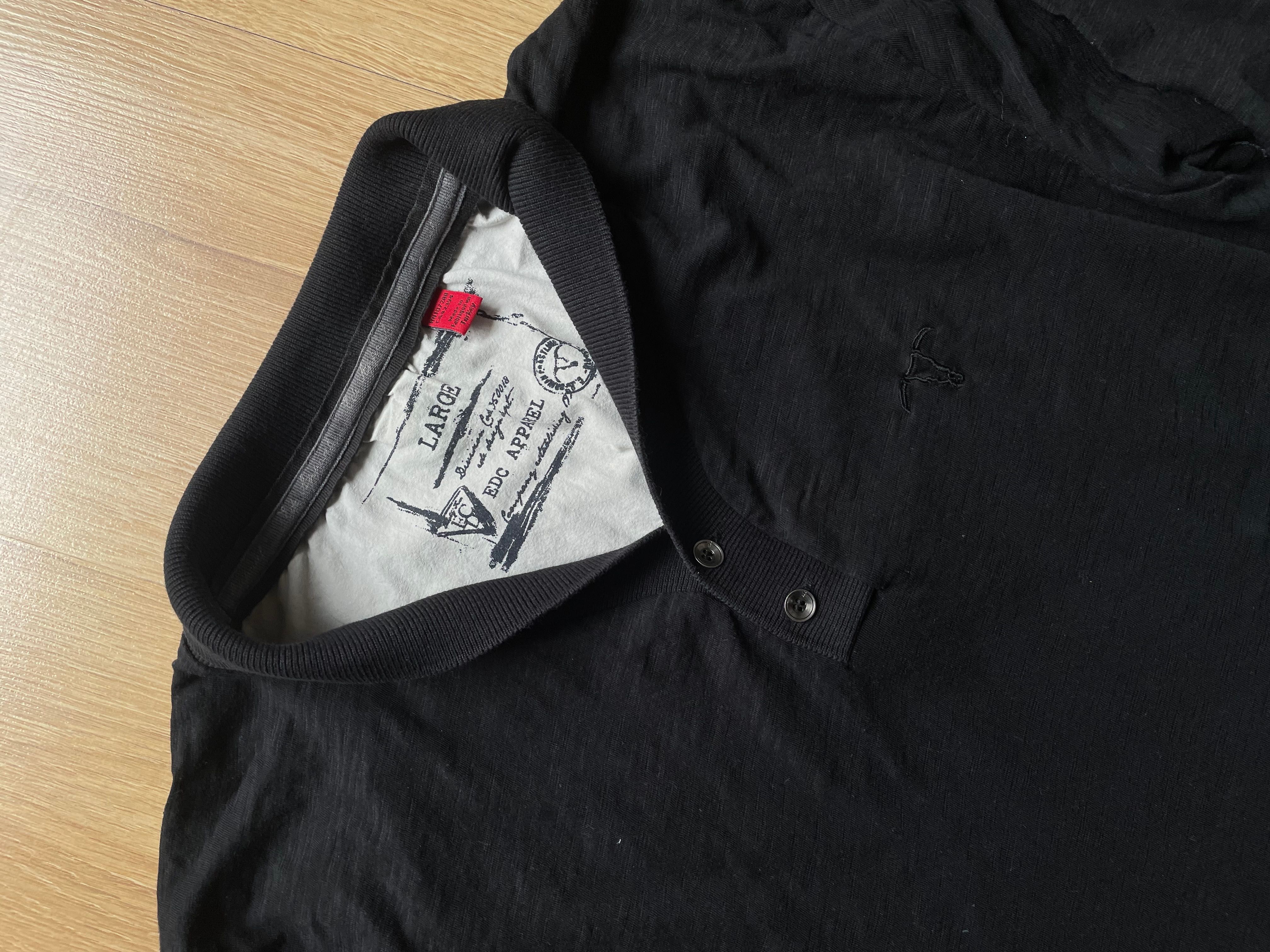 Bluzka Tshirt z długim rękawem z kołnierzykiem edc by Esprit L