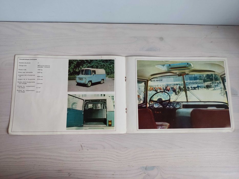 Prospekt broszura samochodowa Nysa 521 z 1969