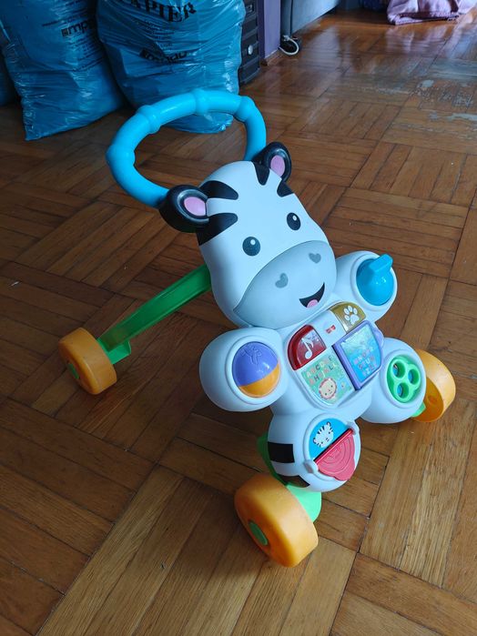 Fisher-Price, Zebra, interaktywny chodzik, język polski