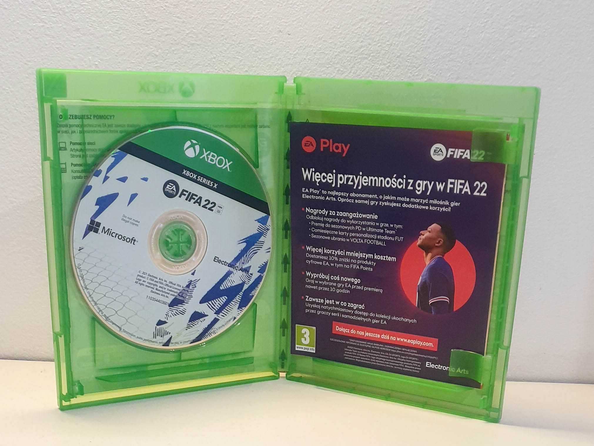 Gra Fifa 22 Xbox series X 2xPL