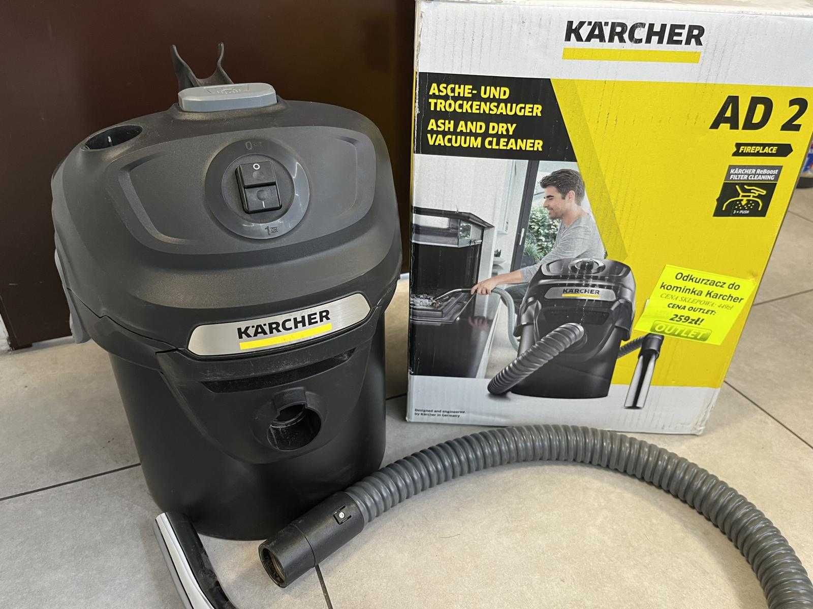 Odkurzacz kominkowy do popiołu KARCHER AD 2 1.629-711.0