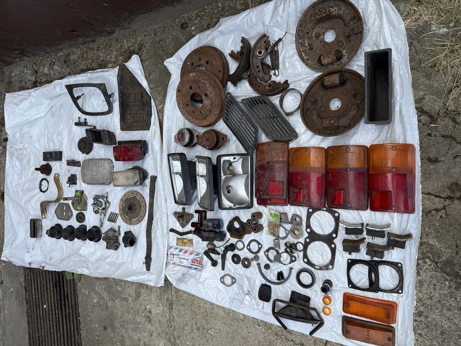 Mix zestaw części do fiat 126p seicento cinquecento prl różne