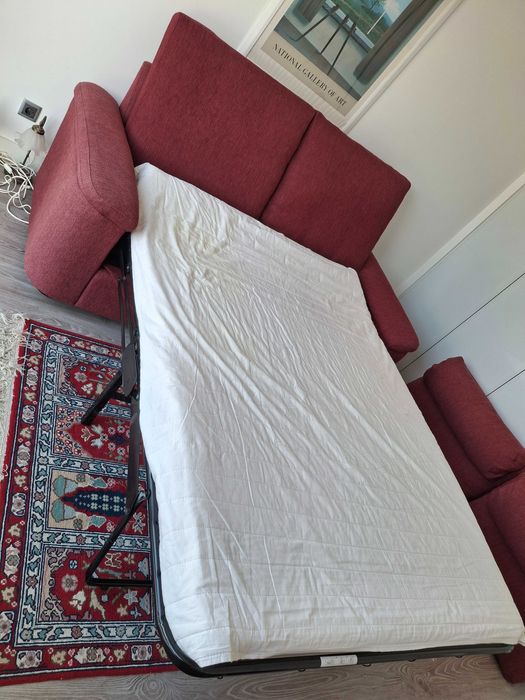 Sofá-cama (IKEA Lidhult) como novo, conforto incrível!