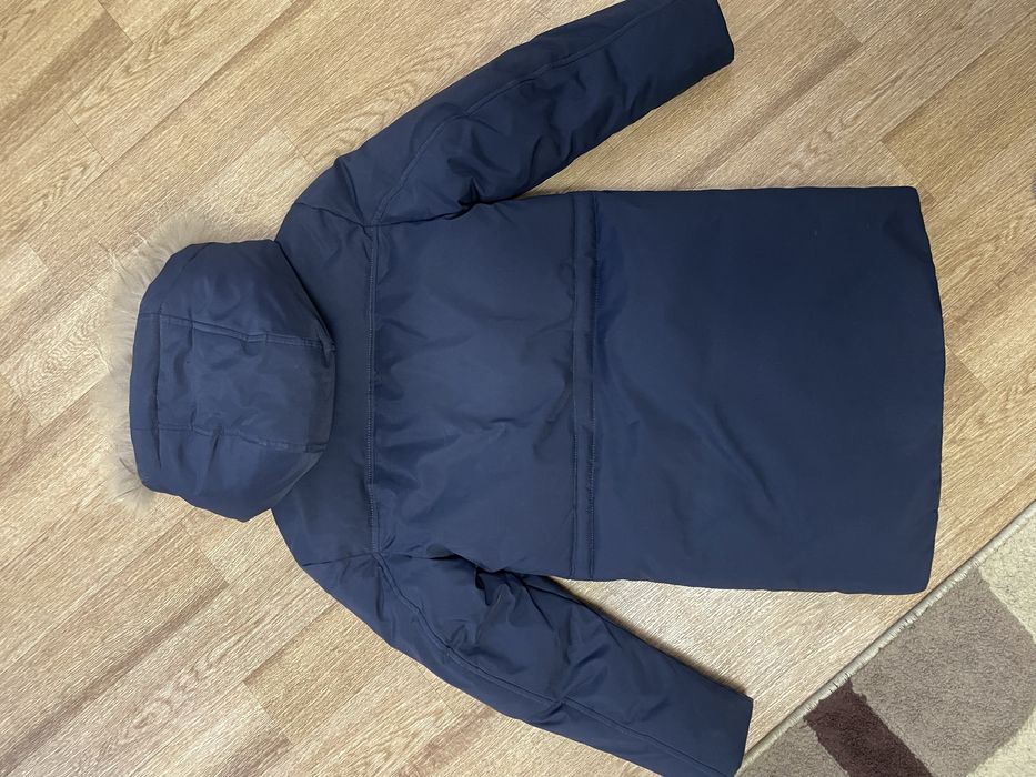 Продам зимнюю крутую парку куртку пуховик р.146-152