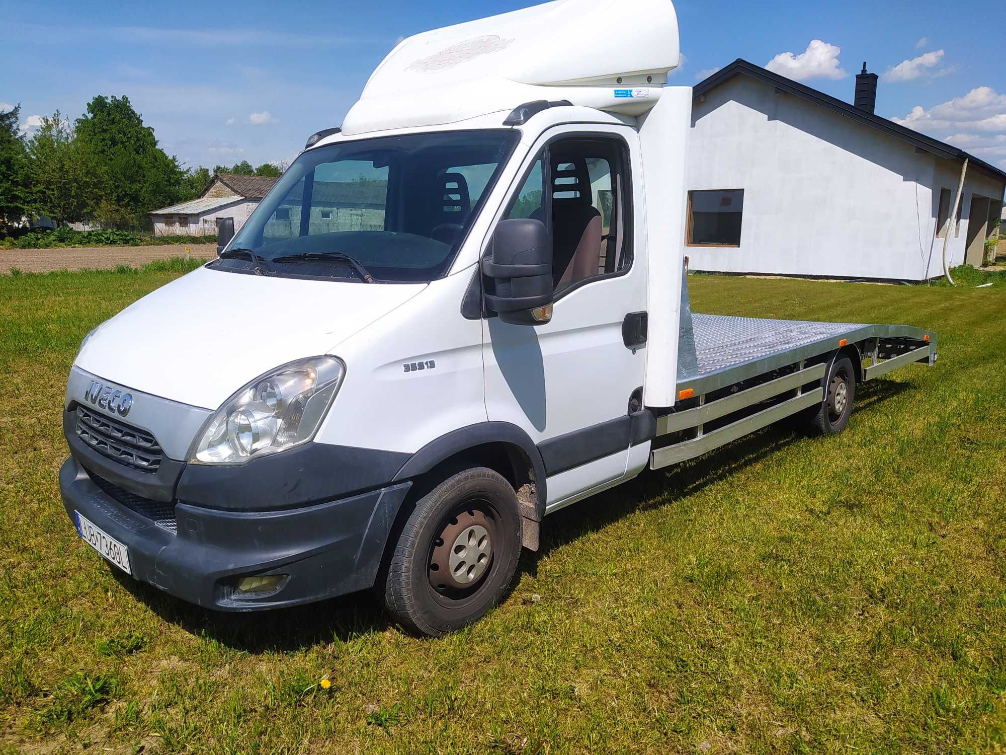 Iveco daily laweta najazd autolaweta