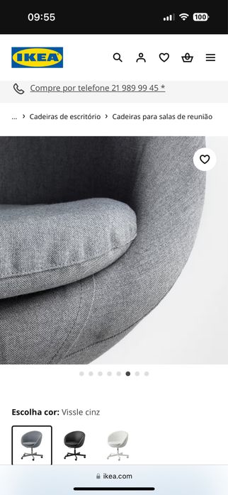 Cadeira SKRUVSTA IKEA como nova