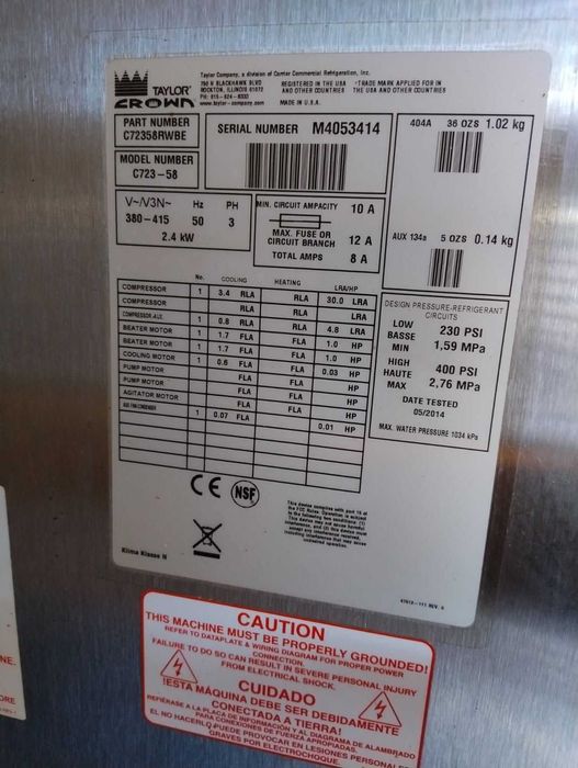 Sprzedam maszynę do lodów TAYLOR 723