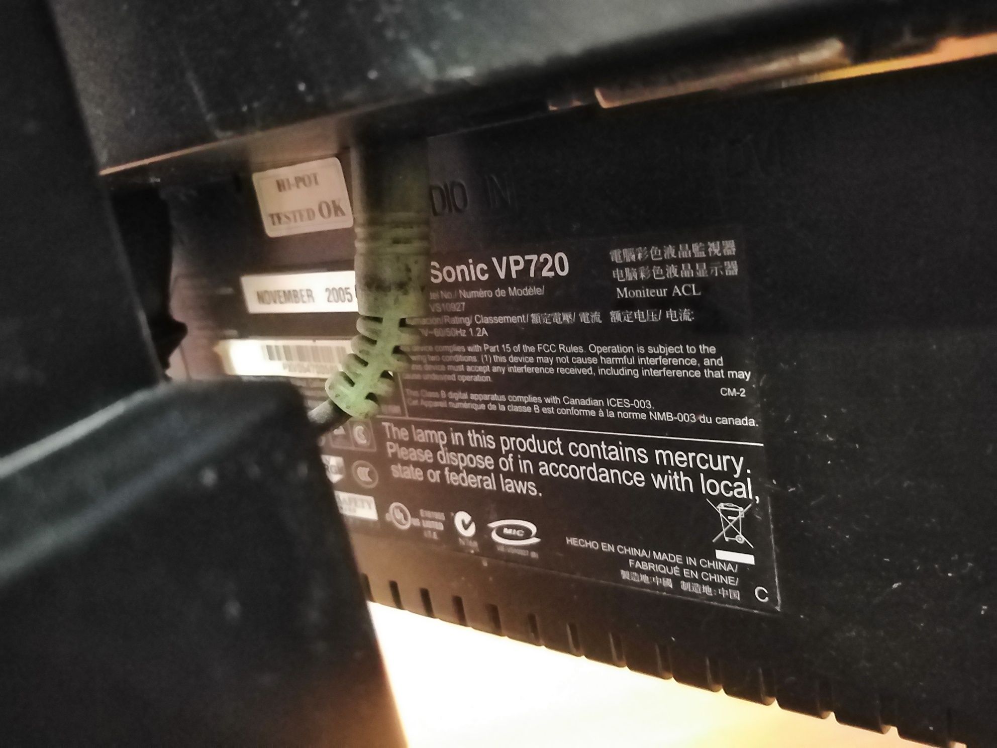 Монитор View Sonic VP720