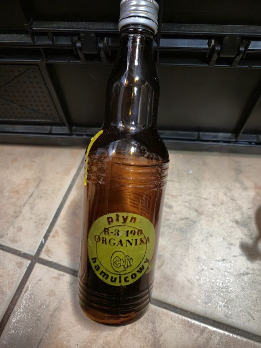 Butelka kolekcjonerska Płyn Hamulcowy Organika