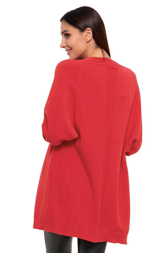 Moraj sweter damski kardigan czerwony r.XL