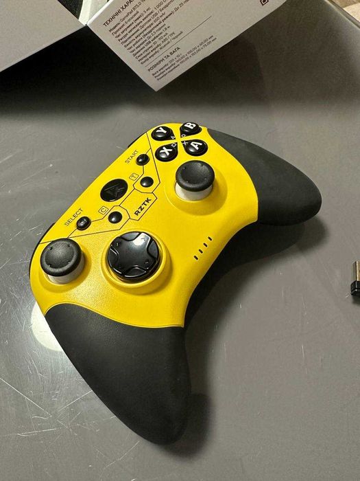 Бездротовий геймпад RZTK GamePad BT5.0 PC/iOS/Android/PS3/PS4 Yellow