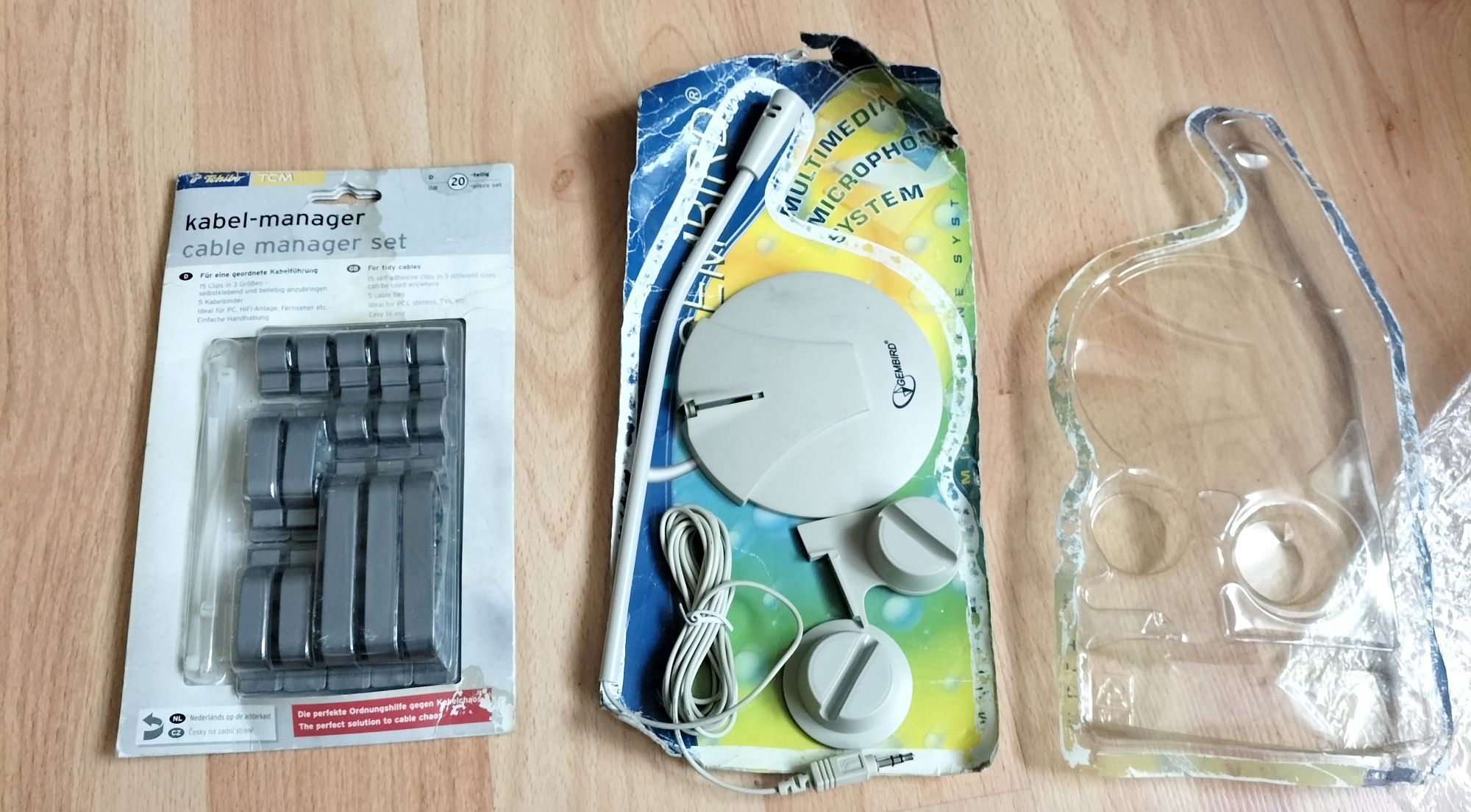Retro mikrofon PC Gembird Blister plus Organizer kabli