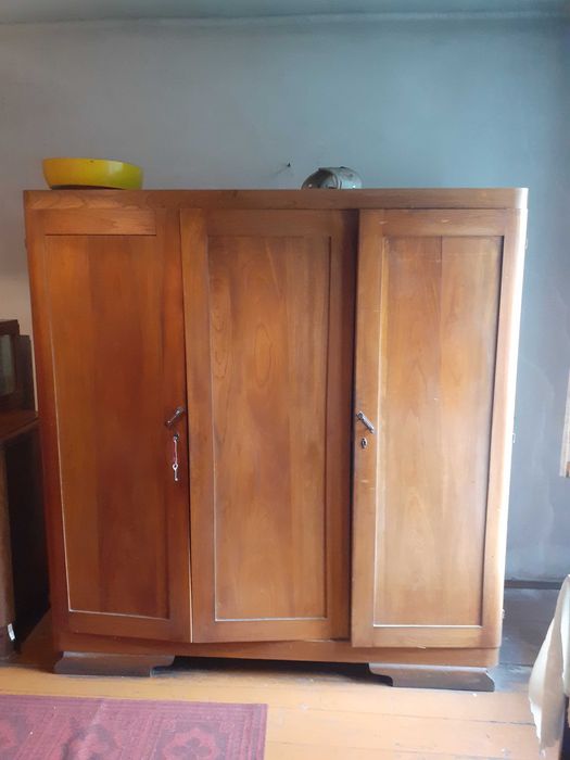 kredens wraz z szafą  lata 60