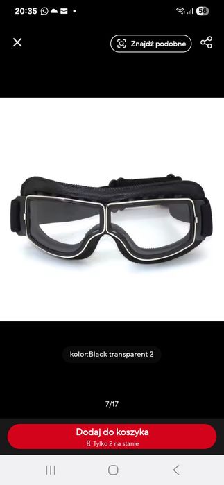 Nowe gogle Steampunk Postapocaliptic Mad Max