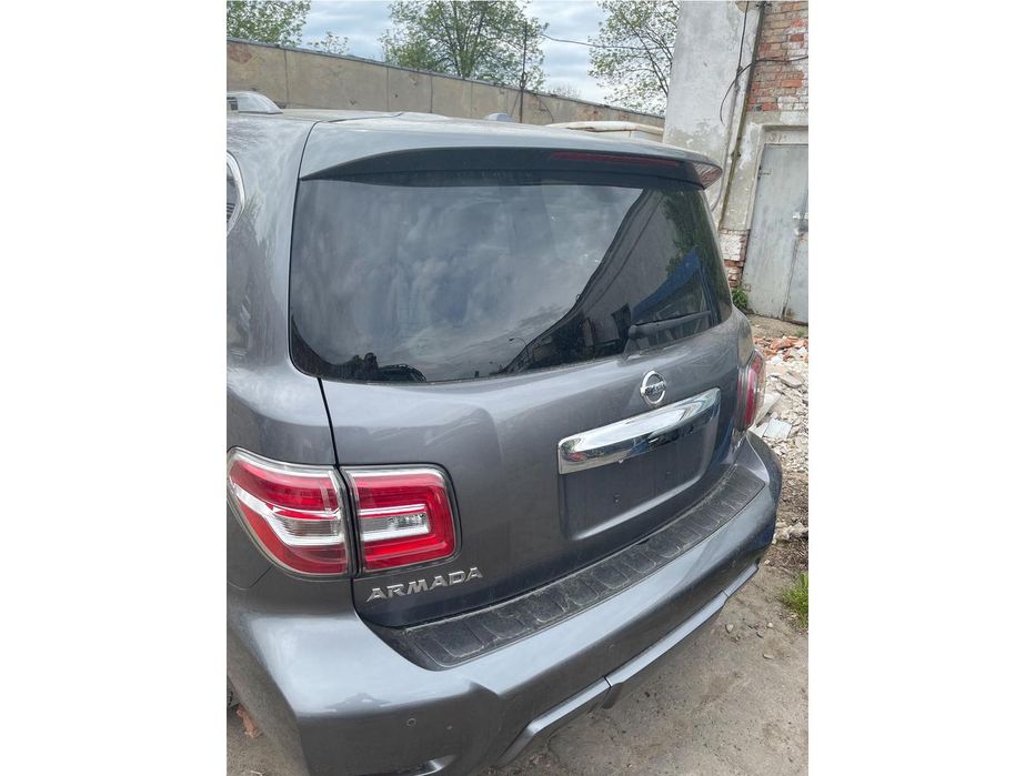 Nissan Patrol Armada Y62 Задний бампер в сборе Б/У 2019 год