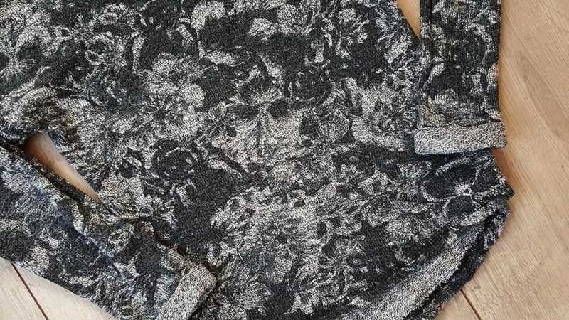 Next świetna grafitowa bluza 7Y