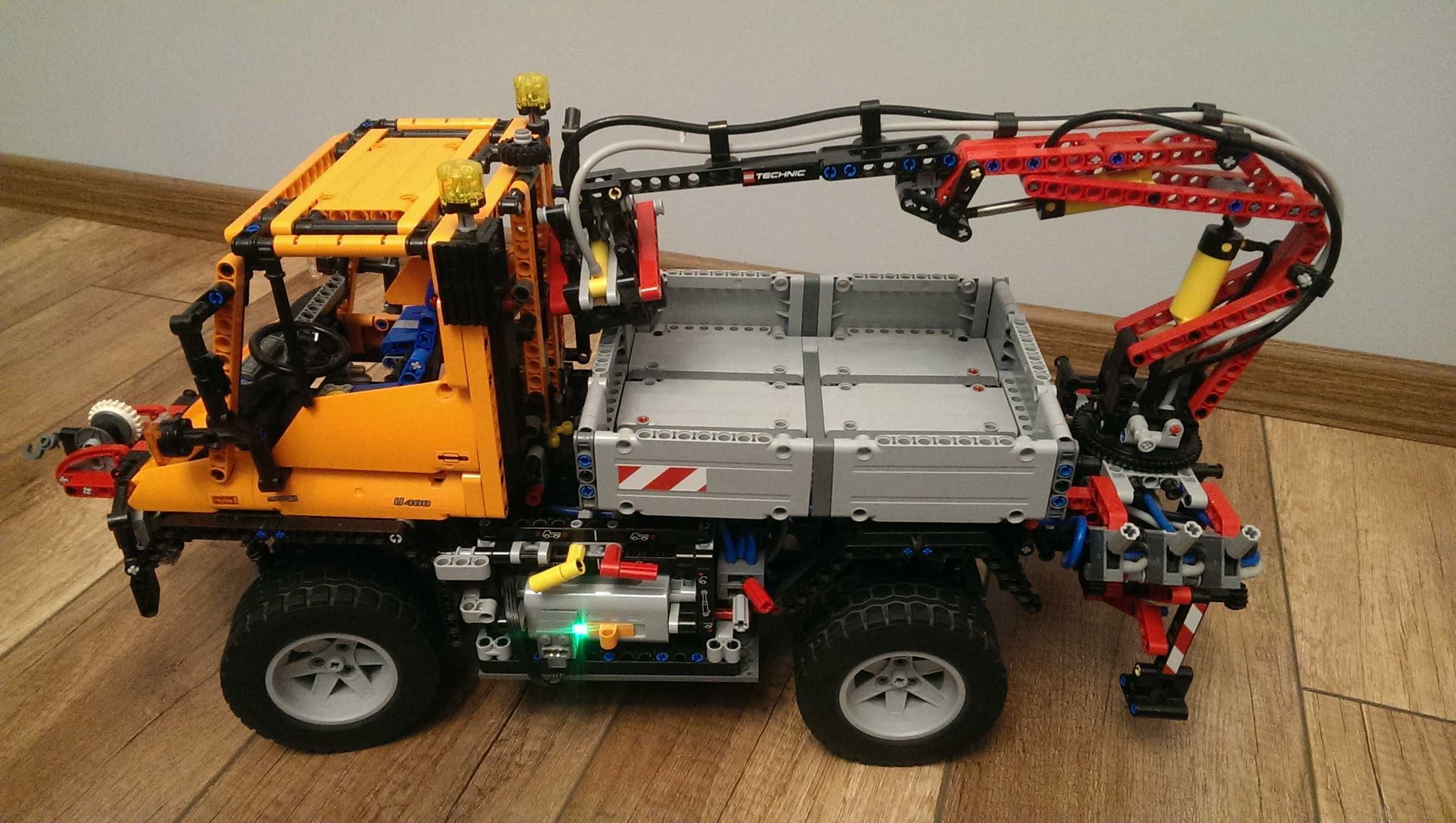 LEGO 8110 Technic Mercedes Benz Unimog U 400 + DODATKI Lego LED