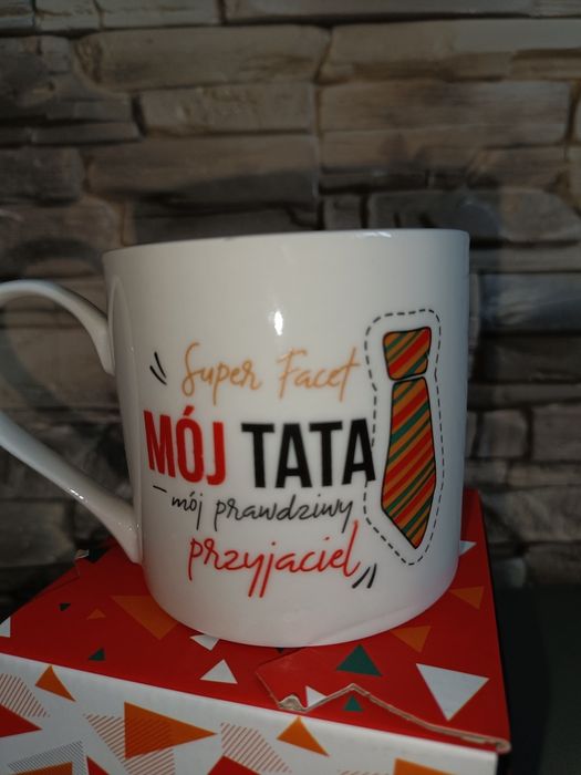 Kubek dla taty, Super facet, mój tata to prawdziwy przyjaciel, nowy