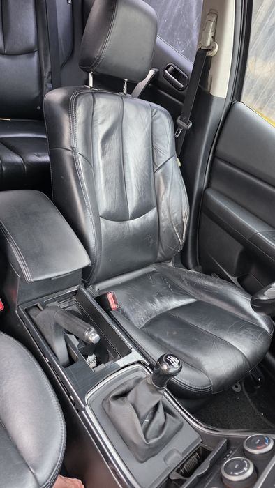 Fotele siedzenia komplet boczki skóra mazda 6 gh pamięć