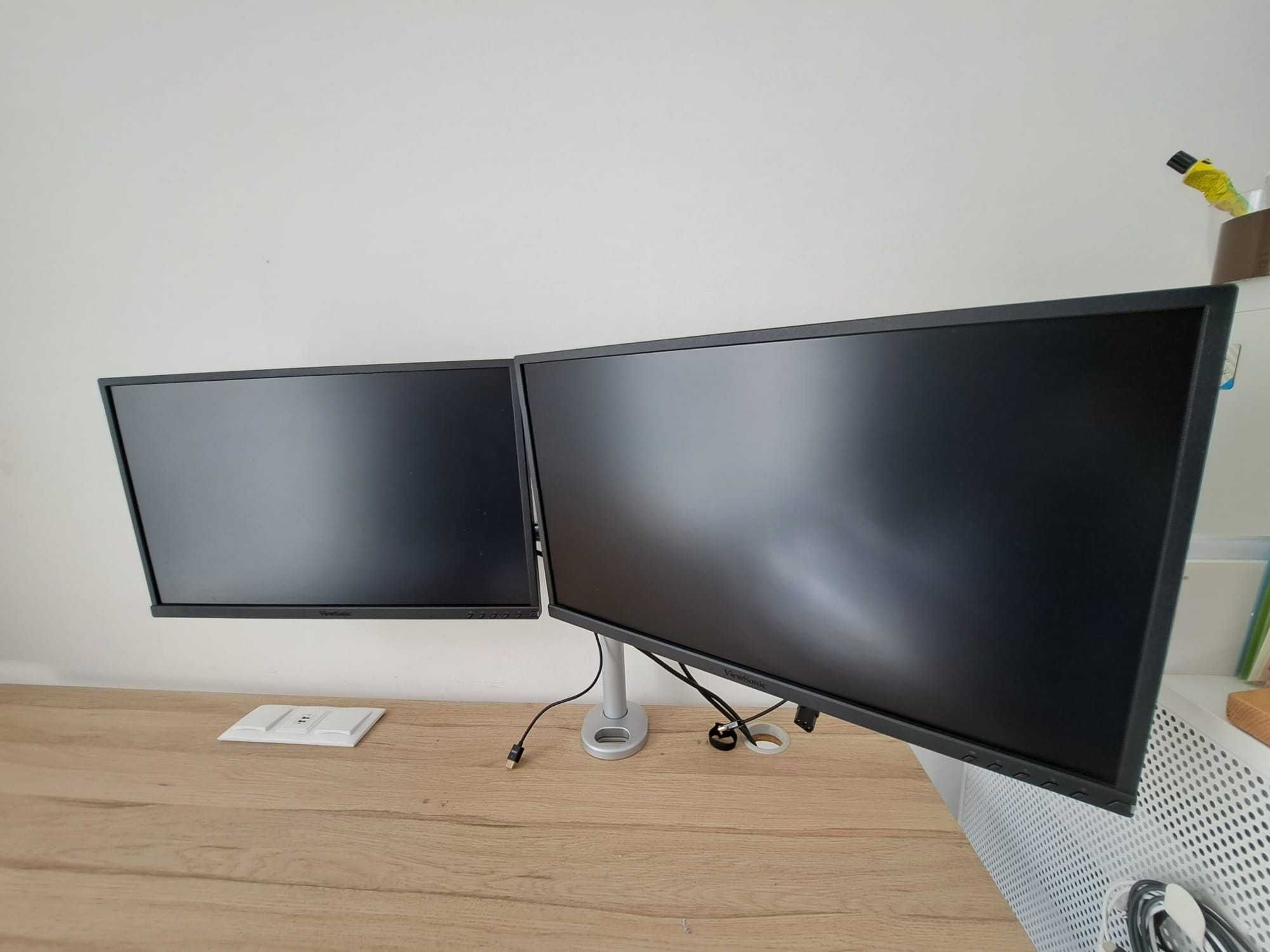 Suporte mesa para dois monitores