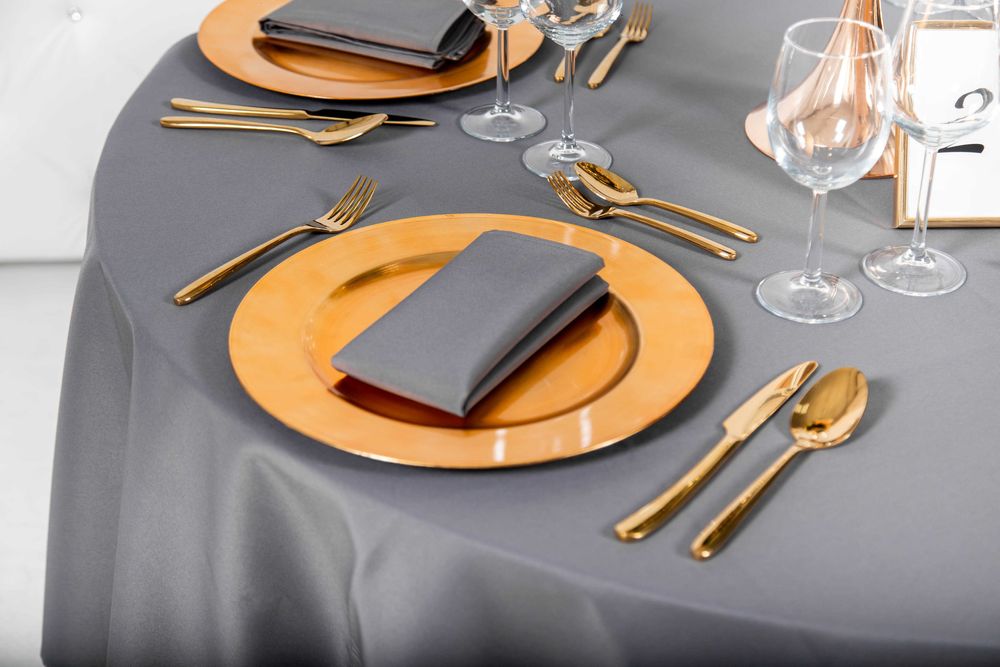 złote sztućce wynajem wypożyczalnia dekoracji