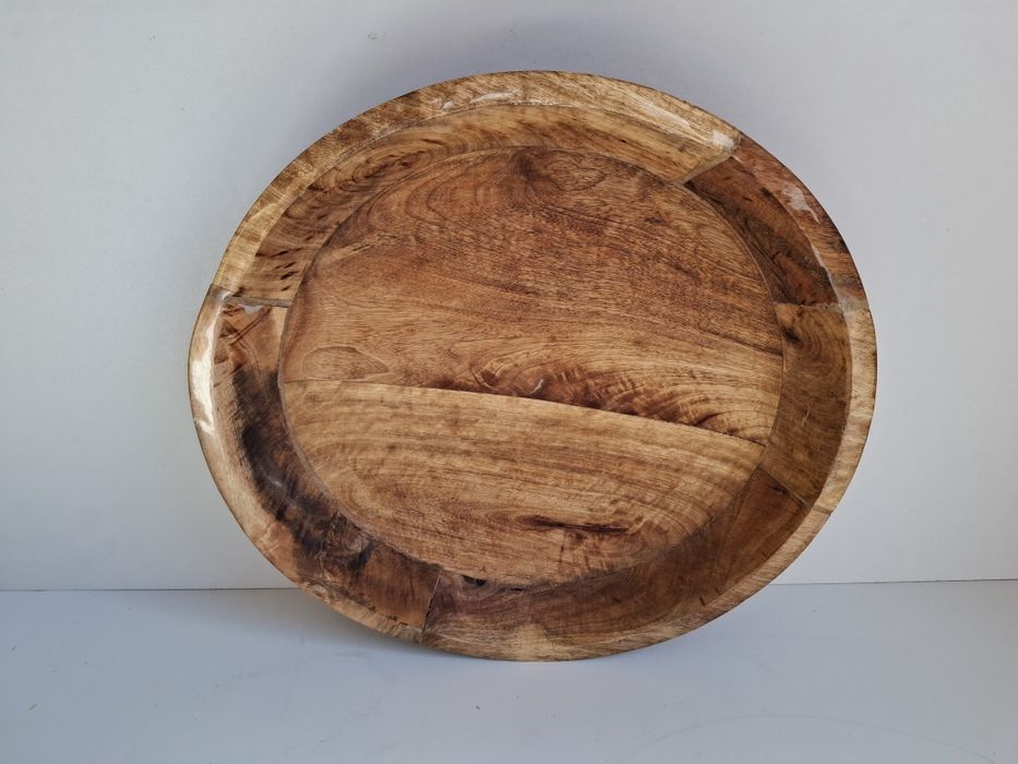 Drewniana misa na owoce