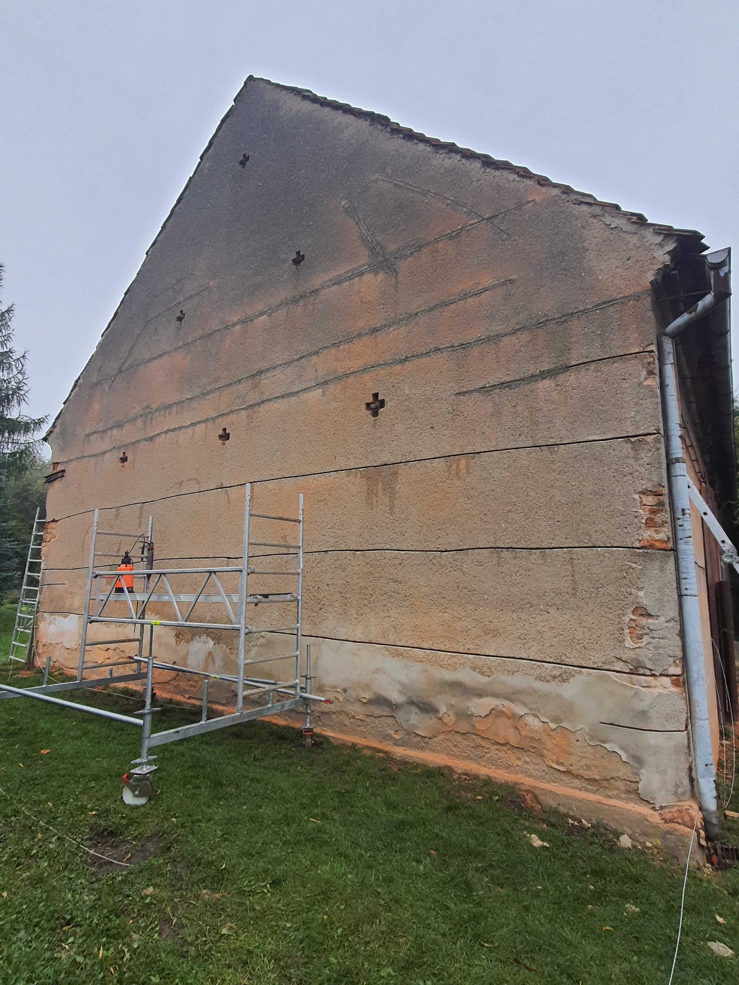 Naprawa murów ankrowanie naprawa pęknięć kotwy darmowa wycena elewacje