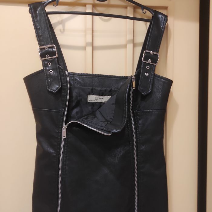 Сарафан Aftf basic з екошкіри р 46