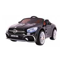 Mercedes AMG SL65 dla dzieci Lakier Czarny + Pilot + Bagażnik MP3 LED