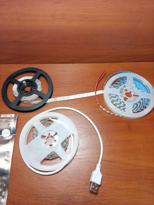 Светодиодная лента, лед LED лента 5v,12v, 5вольт, и 12вольт