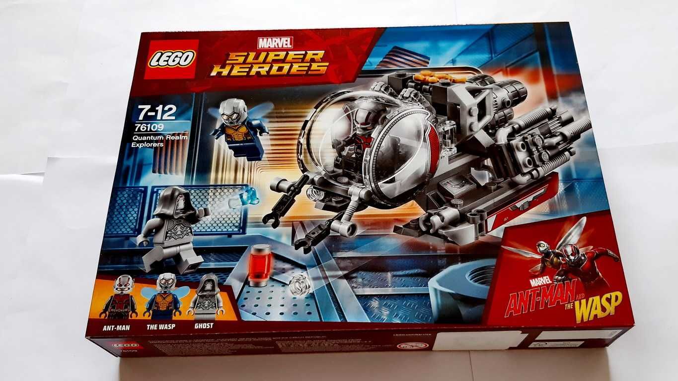 LEGO Super Heroes Marvel 76109 Quantum Realm Explorers selado