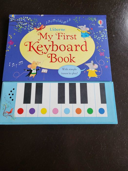 Książeczka dla dzieci z pianinkiem! Język angielski!