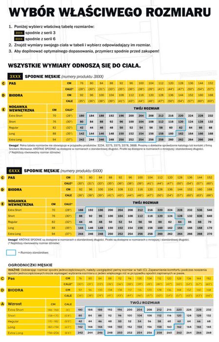 Spodnie Snickers 6202 rozmiar 120