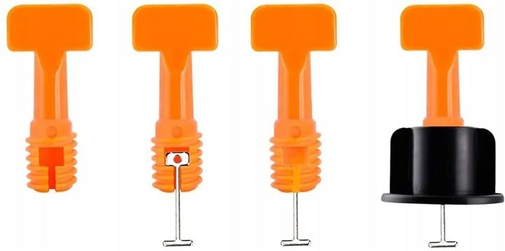 System Do Poziomowania Płytek Kliny Klipsy Uchwyt 200 Sztuk