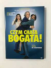 film CZYM CHATA BOGATA płyta DVD komedia Ch. Clavier, reż. Chauveron