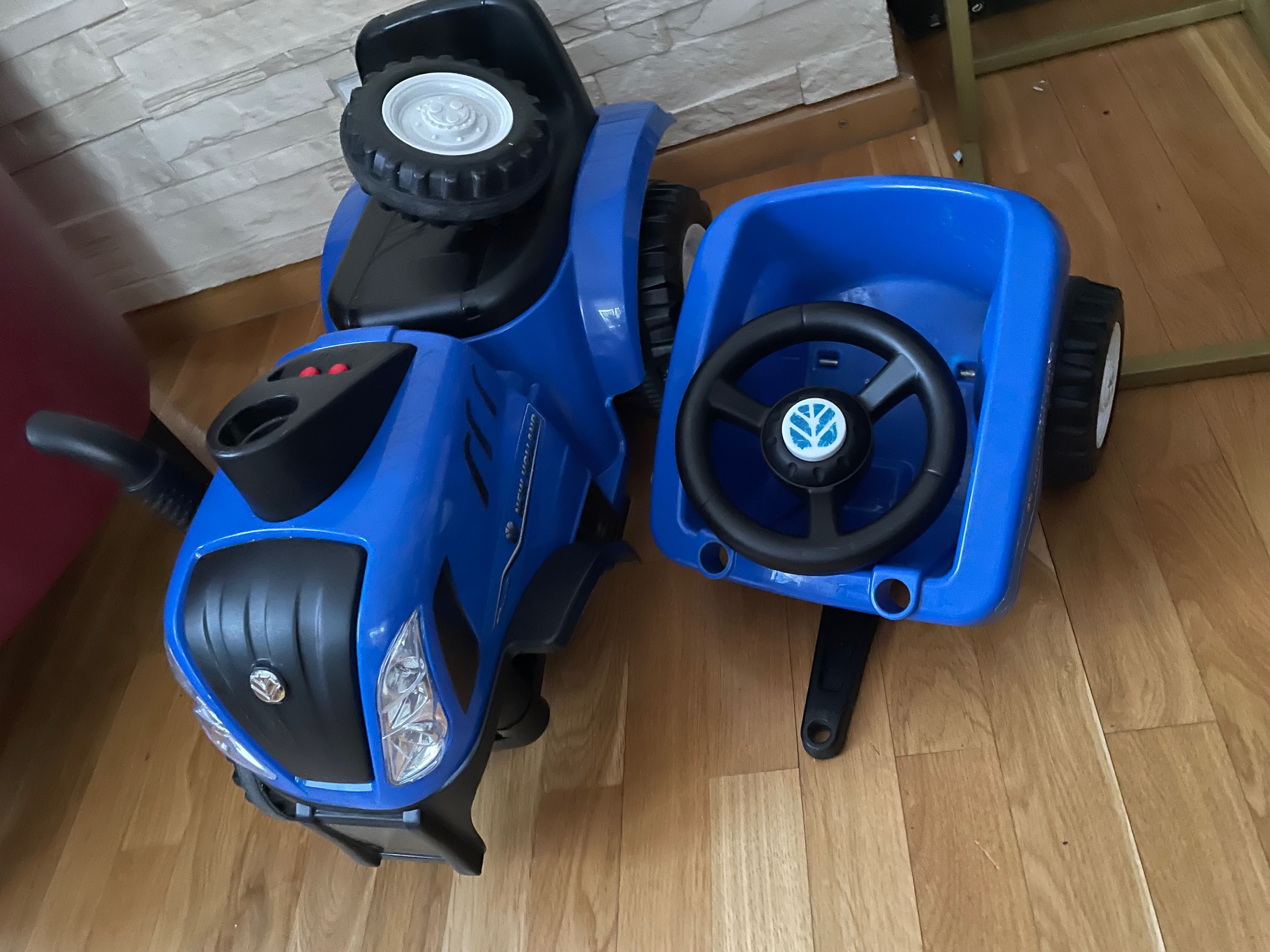 Jeździk Milly Mally New Holland T7 niebieski