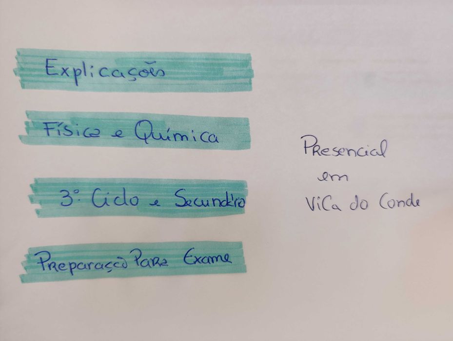 Explicações de Física e Química