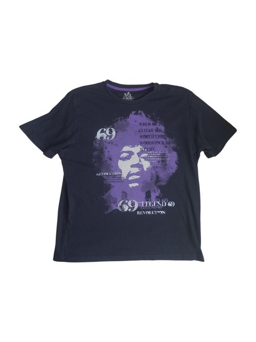 Рок/метал мерч футболка Jimi Hendrix