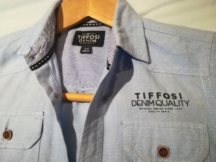 Camisa Tiffosi nova 3/4 anos
