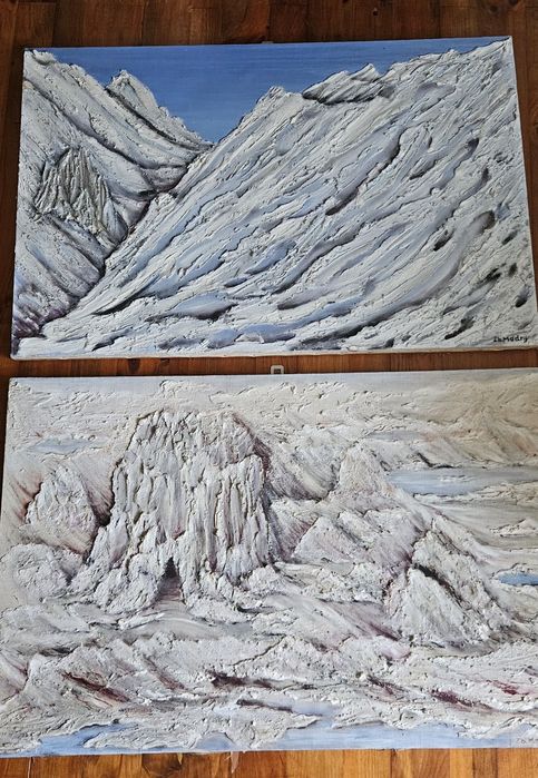 Obraz szpachla na płótnie Zb.Mądry Sopot 96x63 2 szt