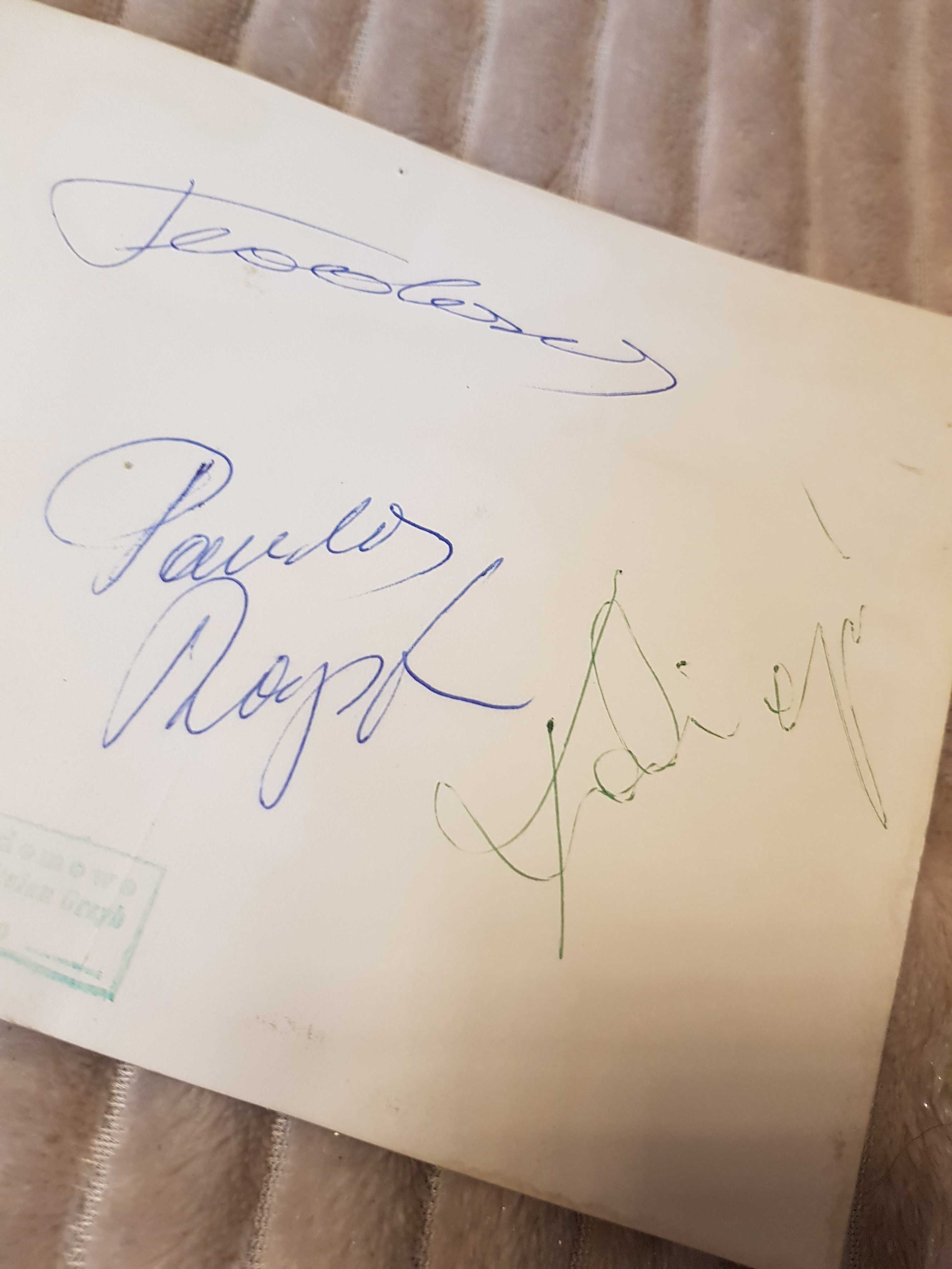 autograf Kostas Dzokas prometheus kolekcja zbiory