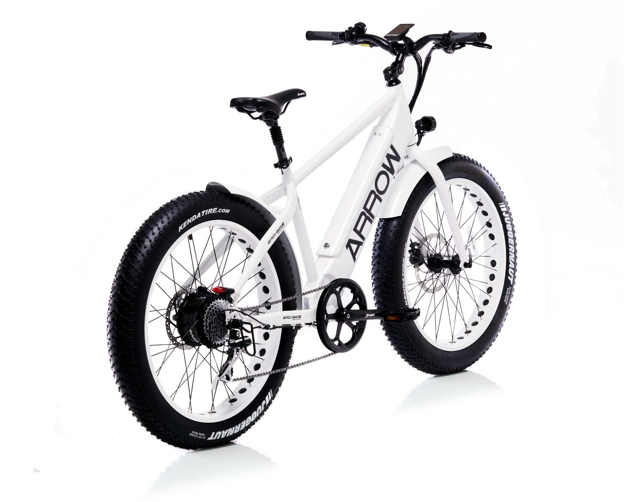 Rower elektryczny BAD BIKE – szerokie koła, jak nowy, made in Italy