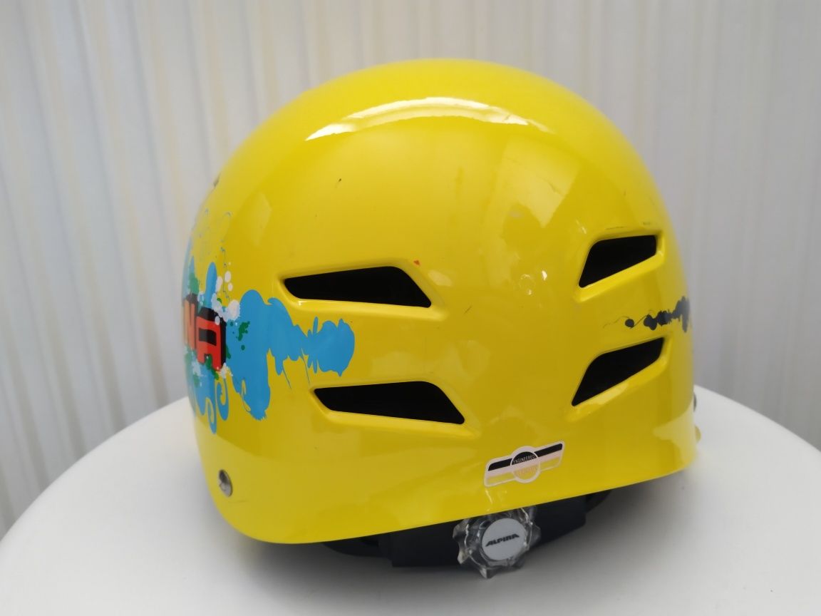 Kask na skatepark deskę rower Alpina Park Junior Regulacja 51-55 cm