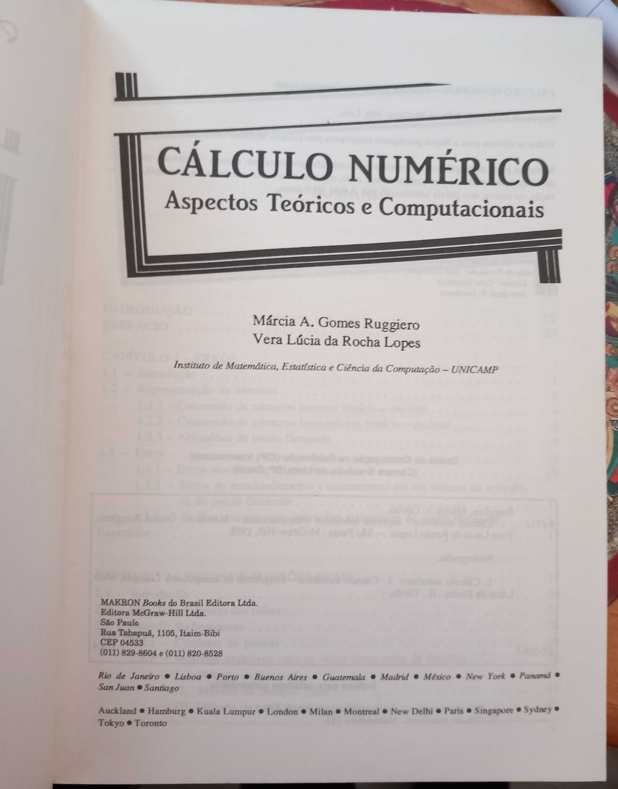 Cálculo Numérico de Márcia Ruggiero