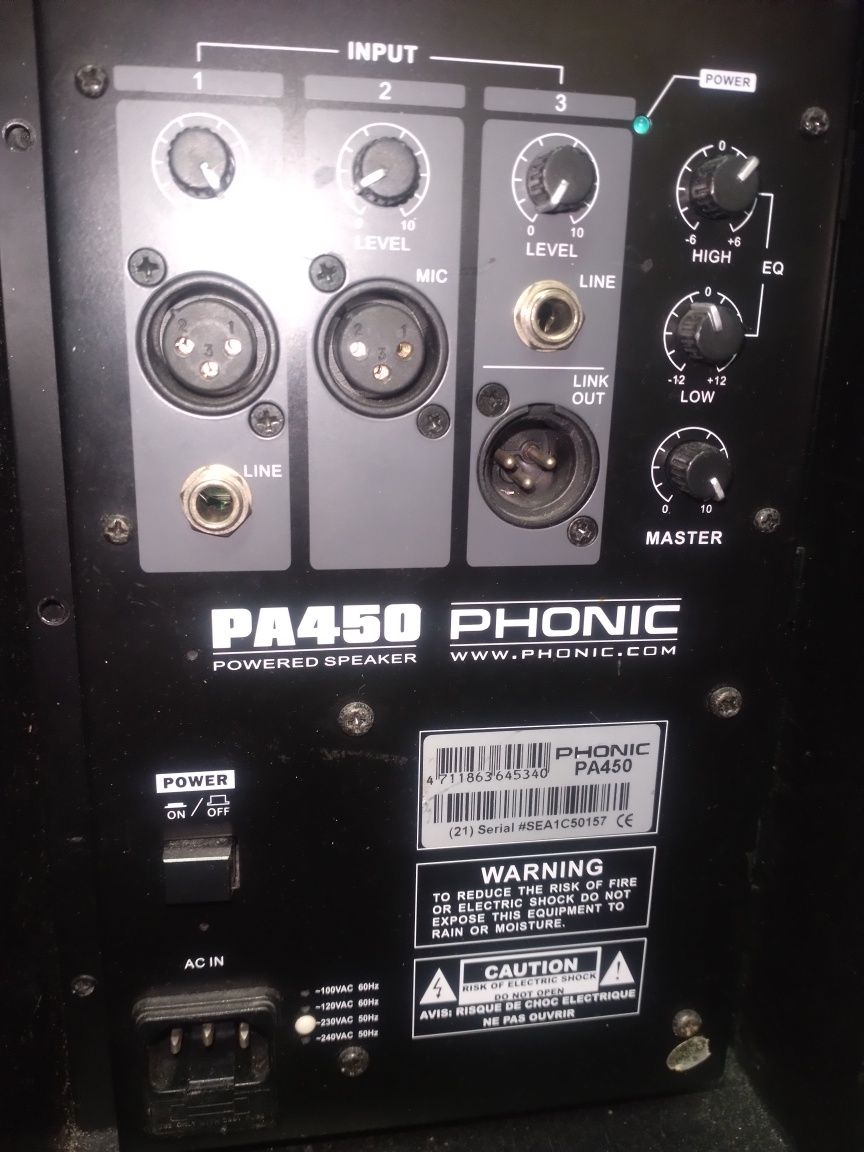 Coluna 12“ Phonic