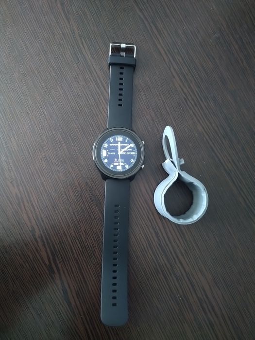 Медичний смарт годинник Smart Life  з манжетним тонометром (Чорний)