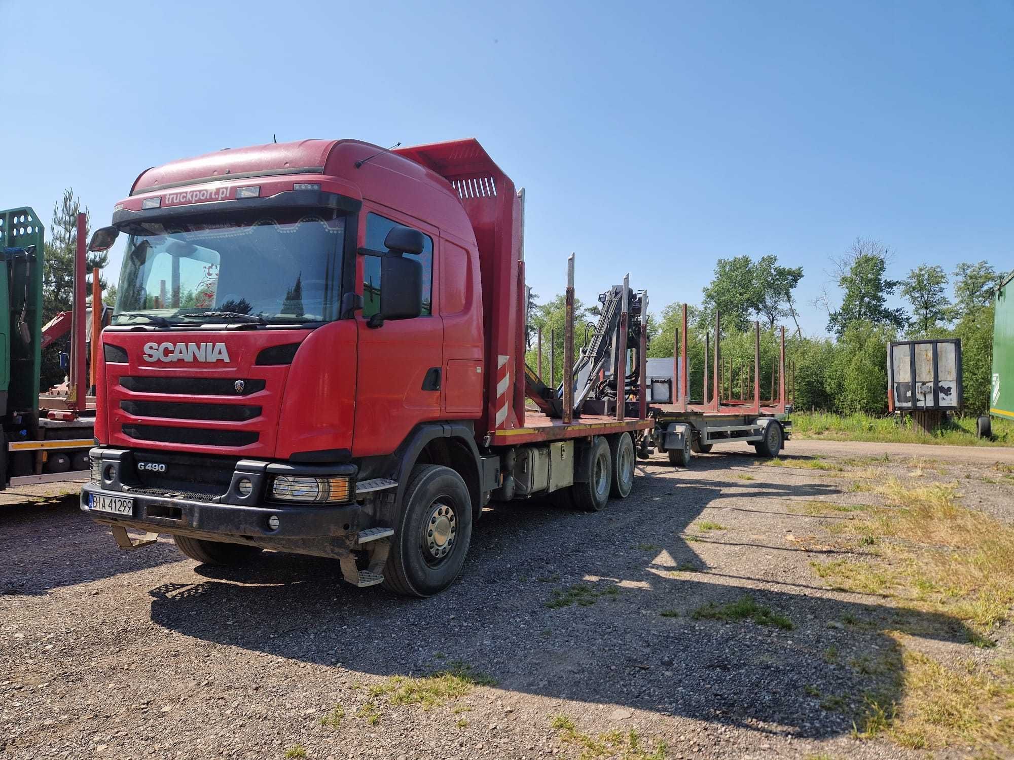 Scania G490 do drewna, lasu