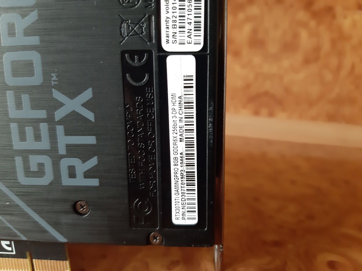 Palit RTX 3070 Ti GamingPro 8GB GDDR6X (256bit) (1575/19000)